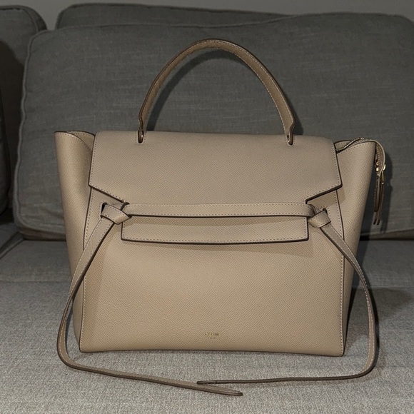Vintage Leather Handbags - Beige Mini Belt Bag 🎄SALE 🎄